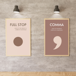 Punctuation Boho Set of 12