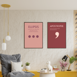 Punctuation Boho Set of 12