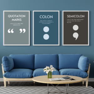 Punctuation Boho Set of 12