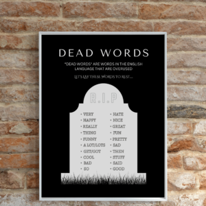 Dead Words Print