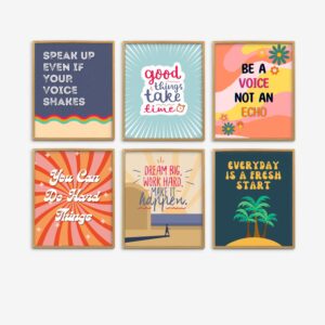 Retro Growth Mindset Posters