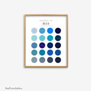 Shades of Blue Print