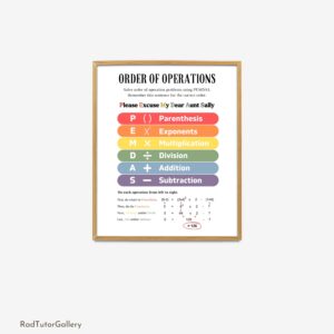 Order of Operations Print