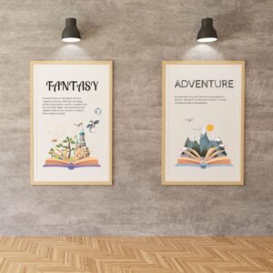 Literary Genres Posters Set of 9