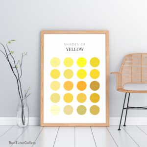 Shades of Yellow Print