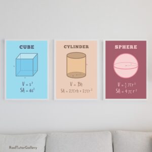 Volume and Surface Area Posters