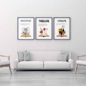 Literary Genres Posters Set of 9