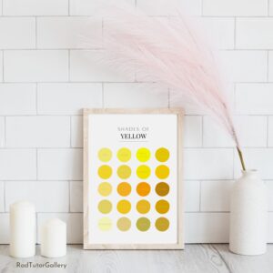 Shades of Yellow Print