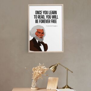 Frederick Douglass Quote Print