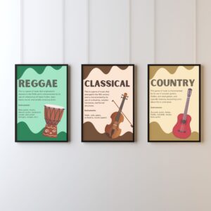 Music Genres Set of 10