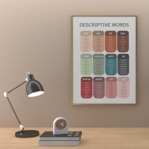 Descriptive Words Print