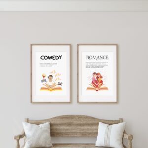 Literary Genres Posters Set of 9