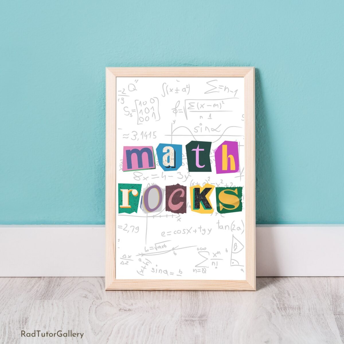 Math Painted Rocks Math Rocks Print – Rad Tutor Gallery