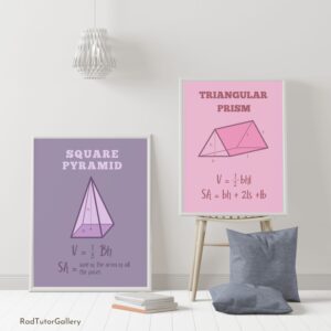 Volume and Surface Area Posters