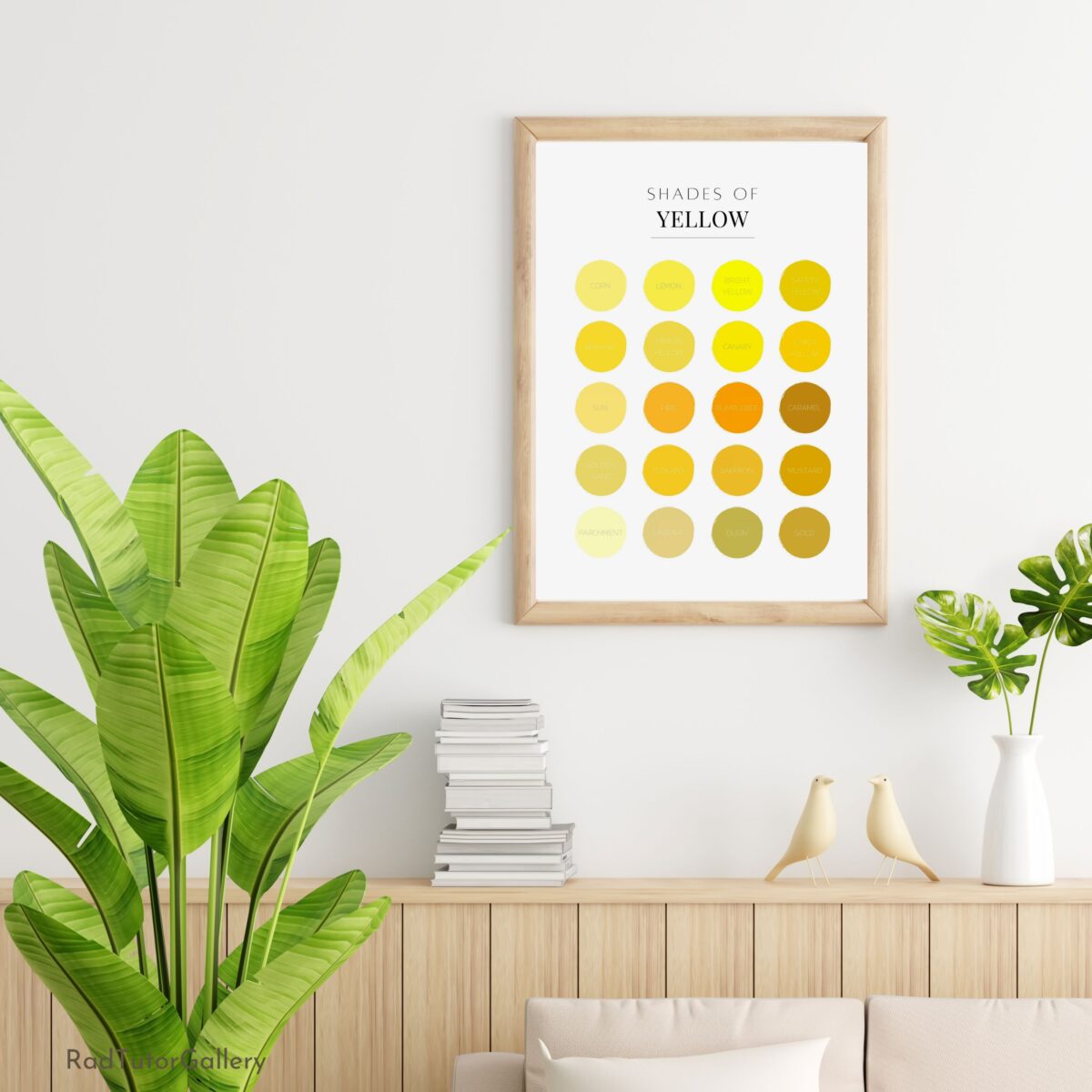 Shades of Yellow Print – Rad Tutor Gallery