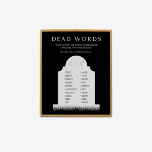 Dead Words Print