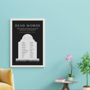 Dead Words Print