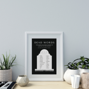 Dead Words Print