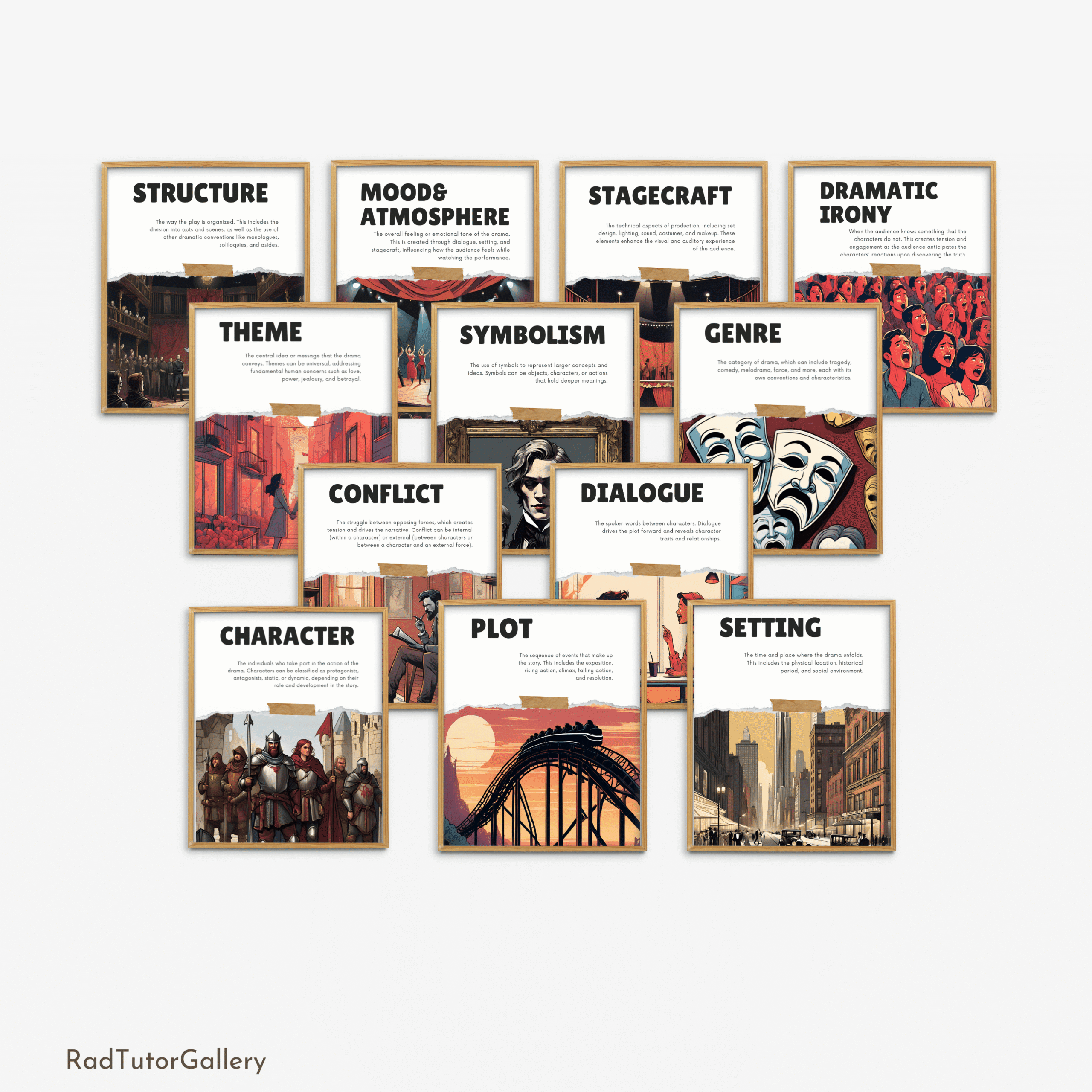 Elements of Drama Set of 12