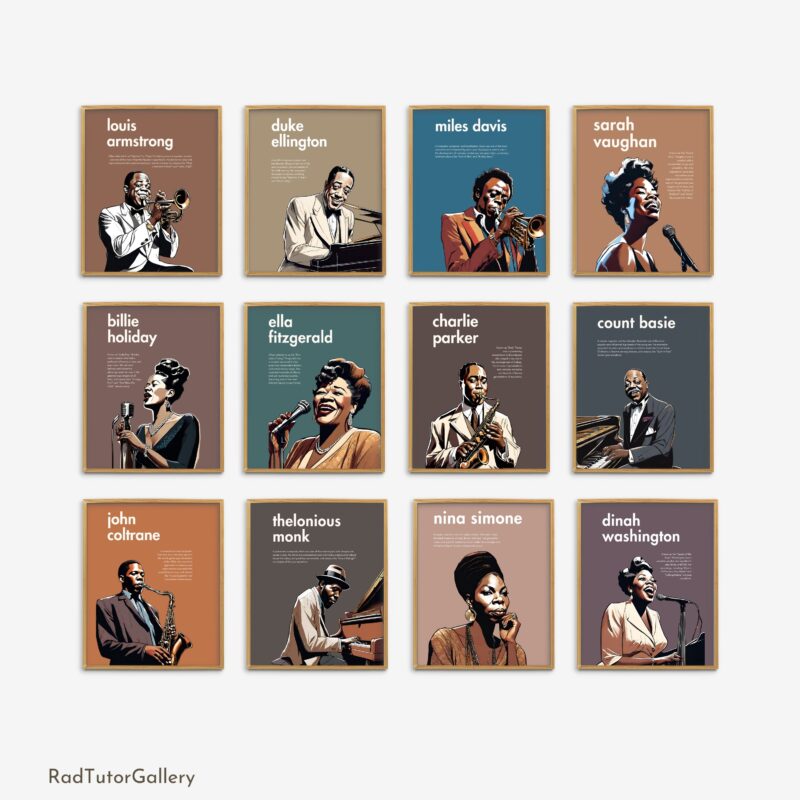 Famous Jazz Artists Posters