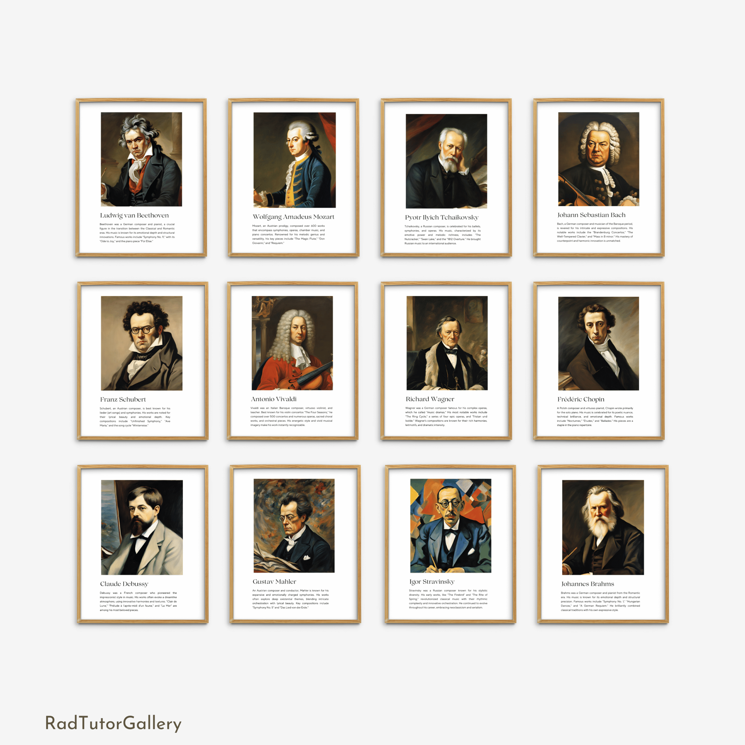 Famous Composers Posters