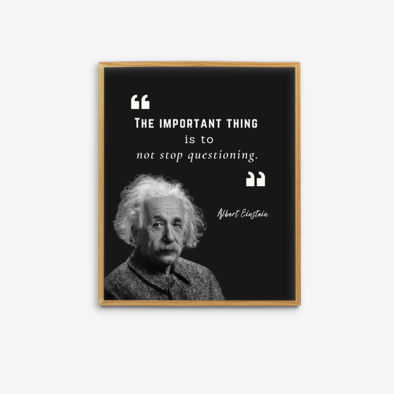 Einstein Quote Print