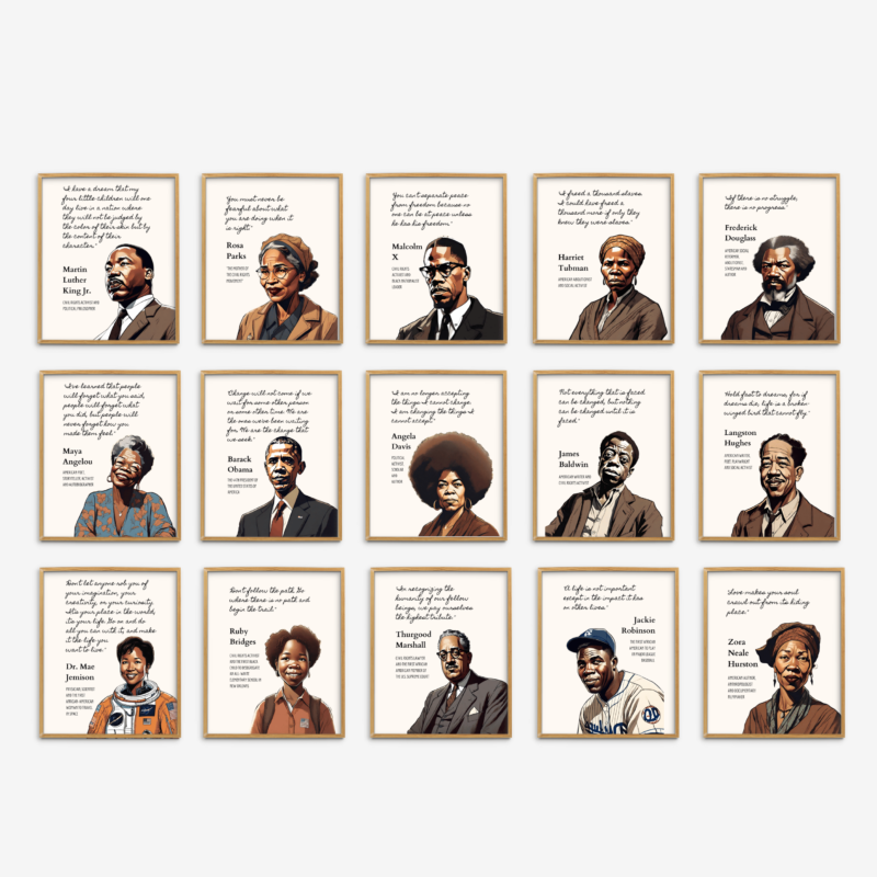 African American Heroes Set