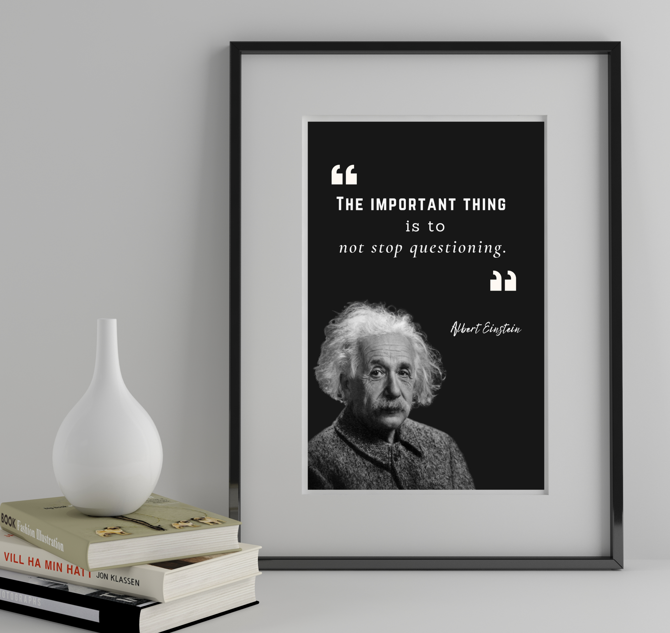 Einstein Quote Print