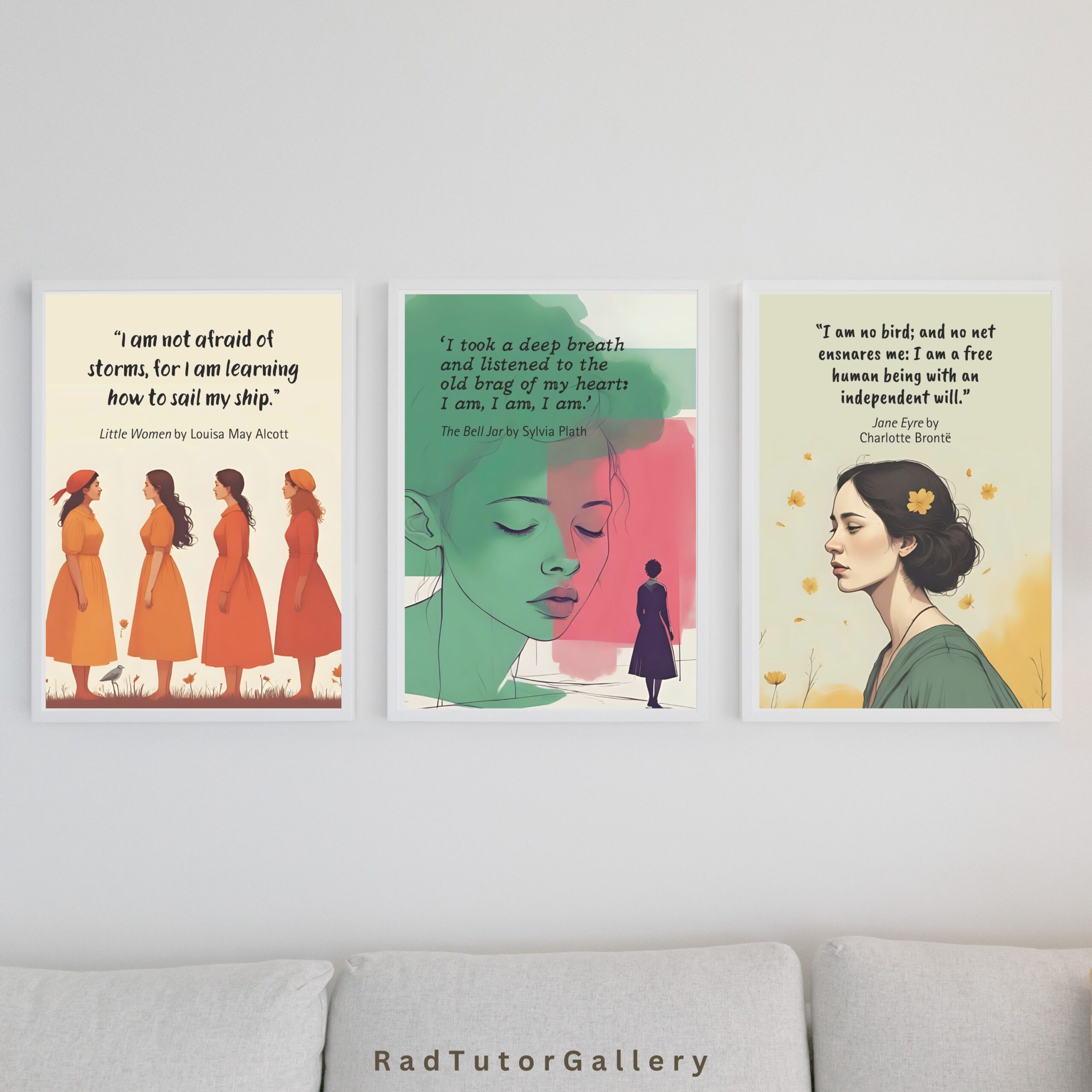 Popular Classic Book Quotes Set