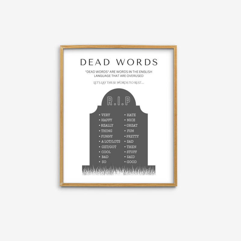 Dead Words Print