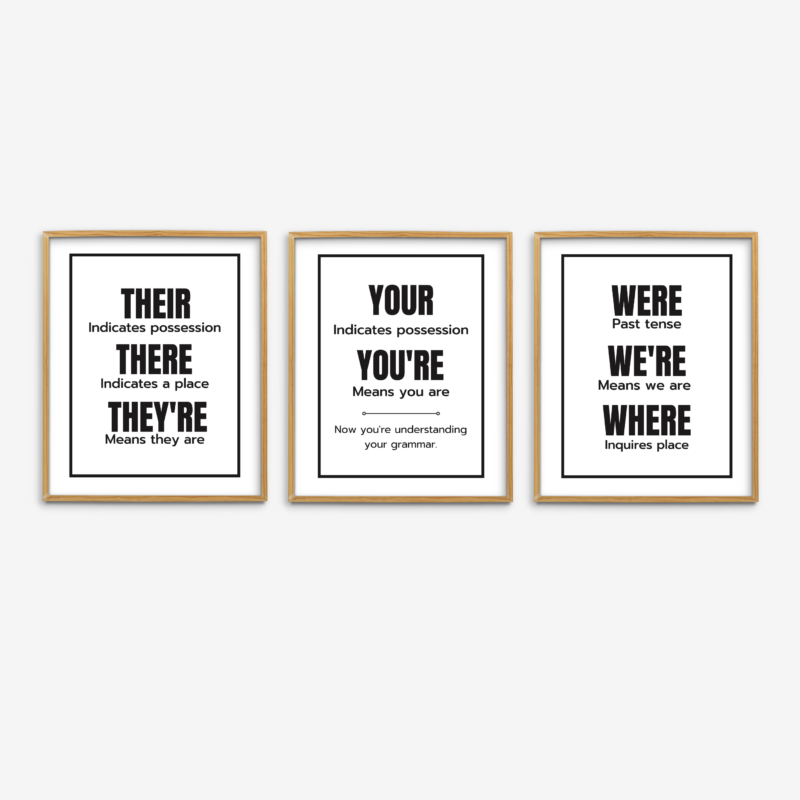 Commonly Misused Words Set