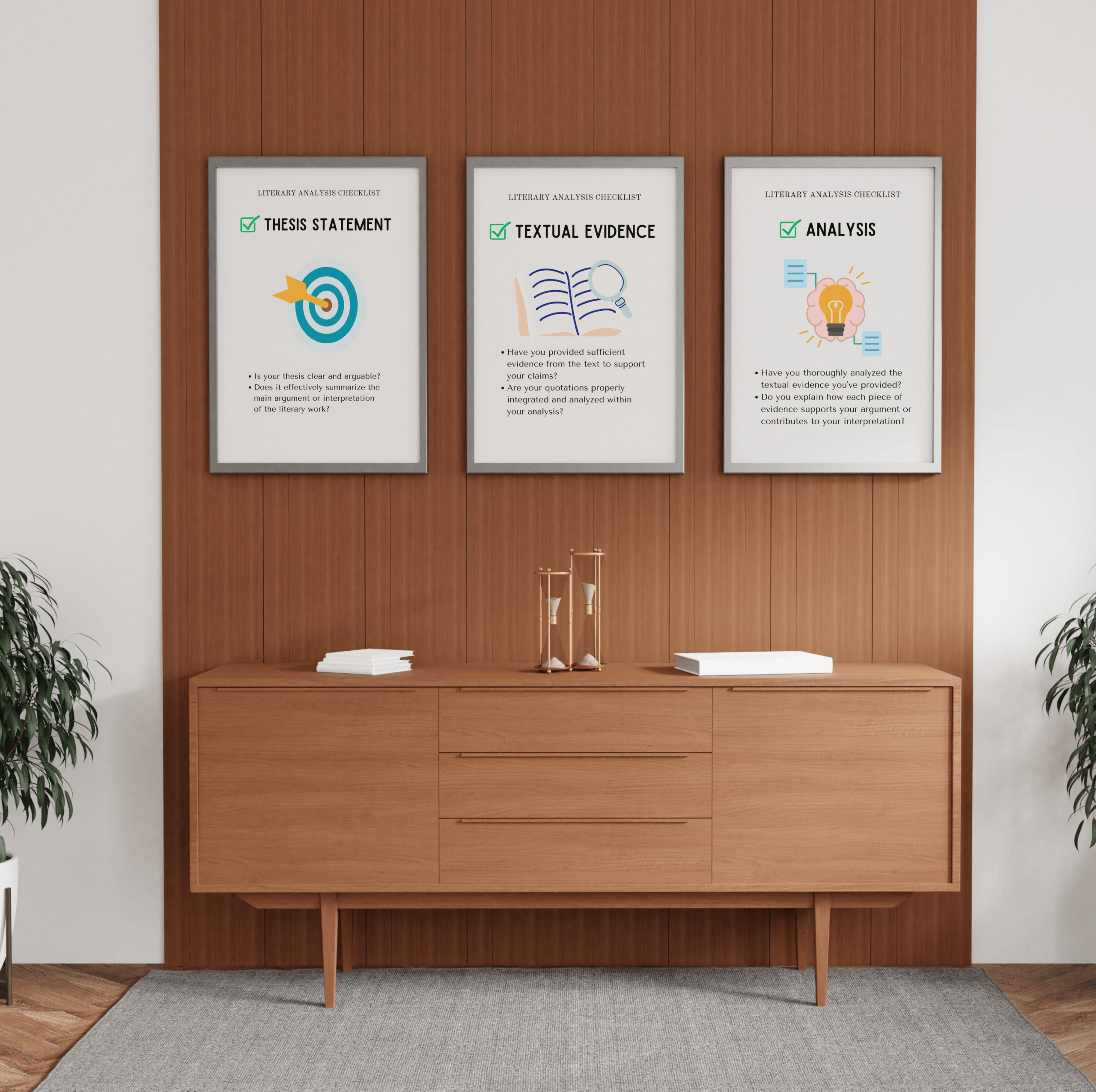 Literary Analysis Checklist Set