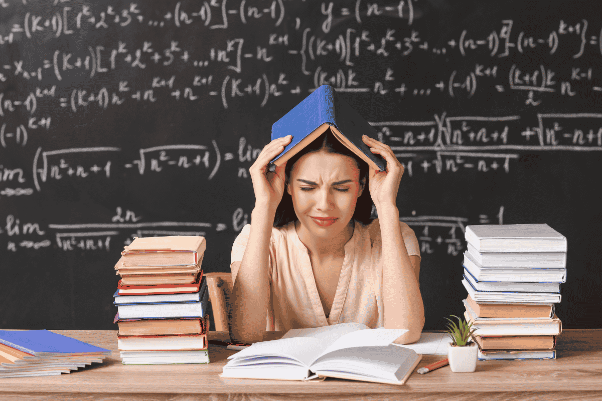 overwhelmed teacher
