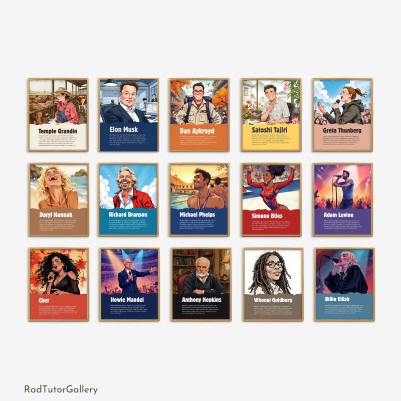 Famous Neurodivergent Figures Set