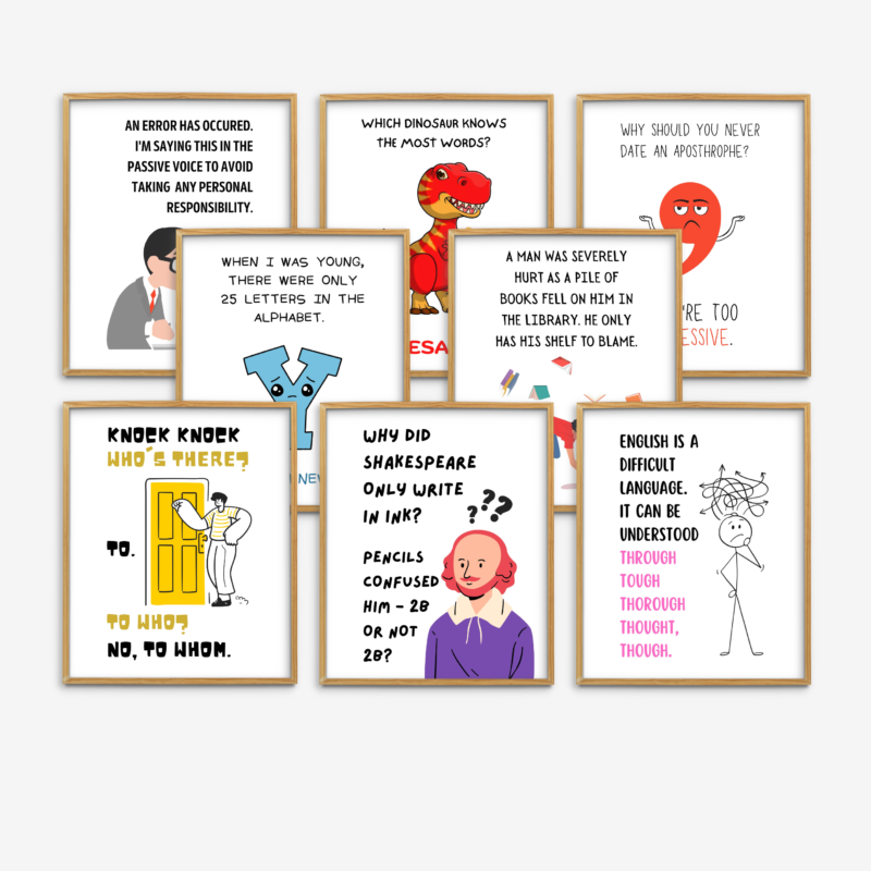 English Class Memes Set