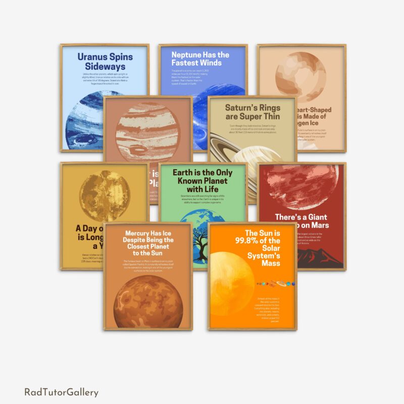 Solar System Fun Facts Set