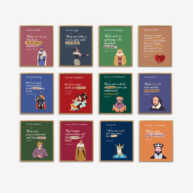 Shakespearean Insults Set