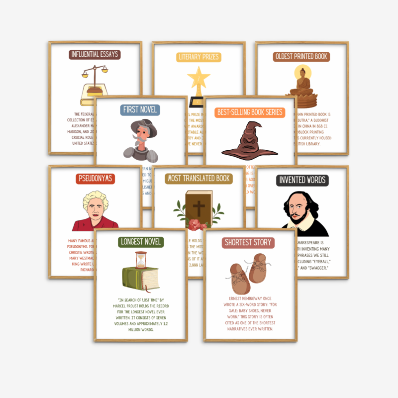 Literary Fun Facts Set