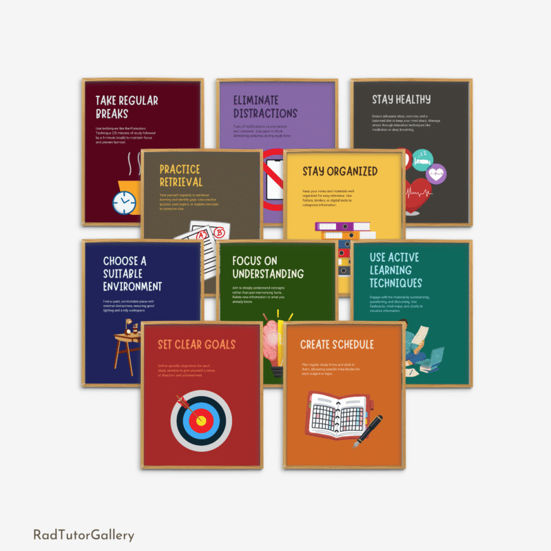 Effective Study Habits Set