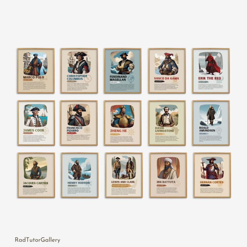 Famous Explorers Set