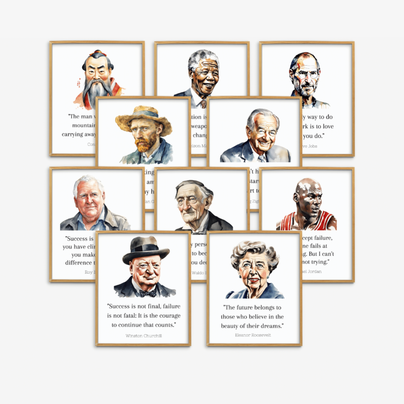 Famous Figures Growth Mindset Quotes