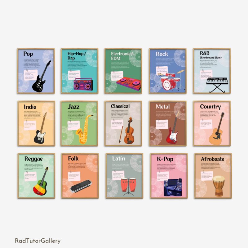 Music Genres Set