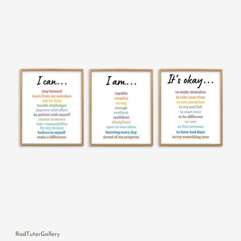 Students Affirmations Set