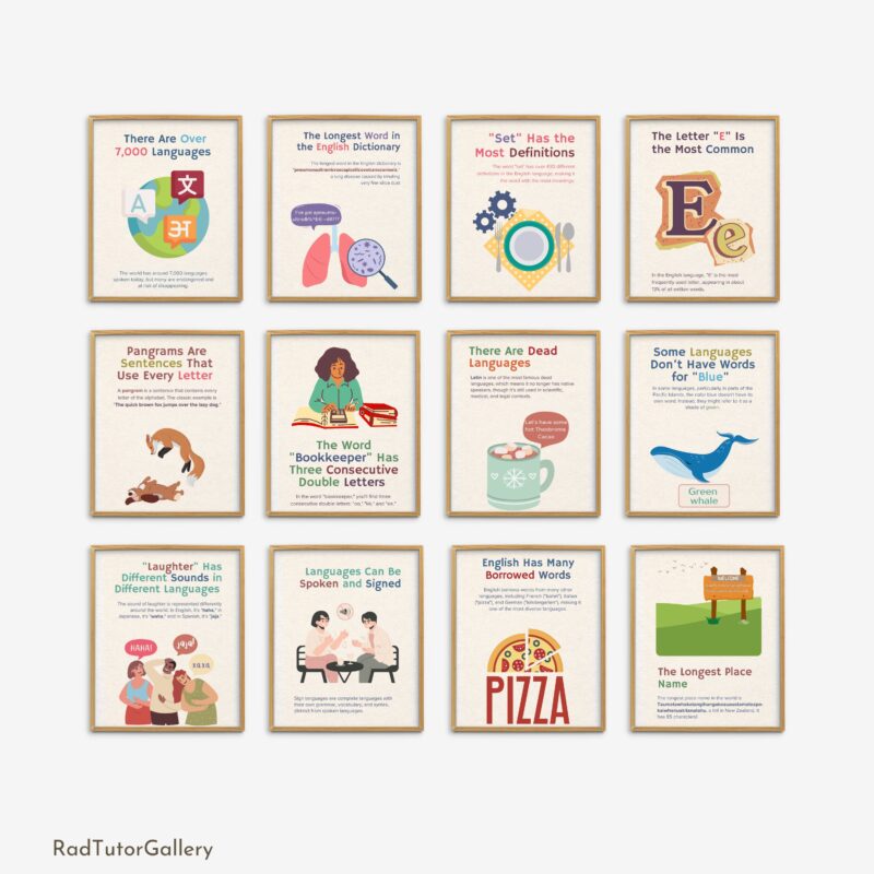 Language Fun Facts Set