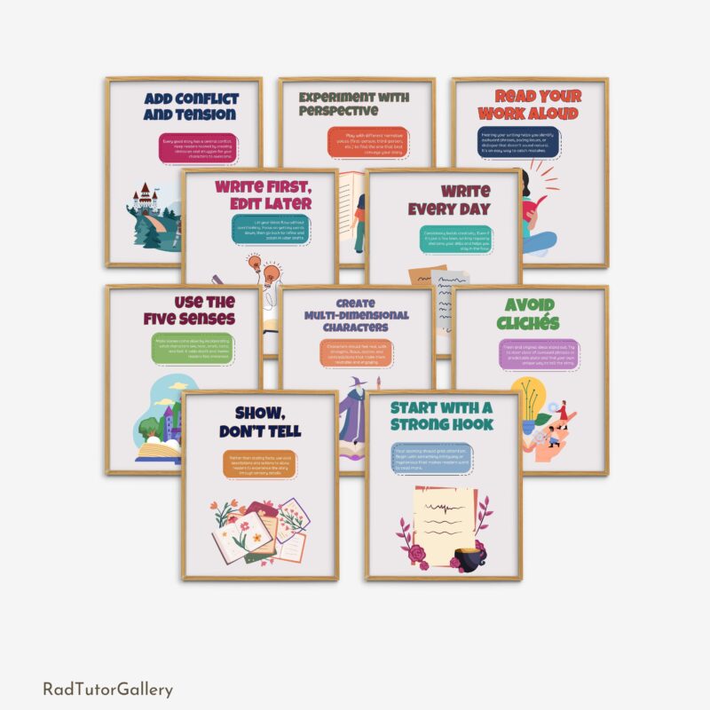 Creative Writing Tips Set