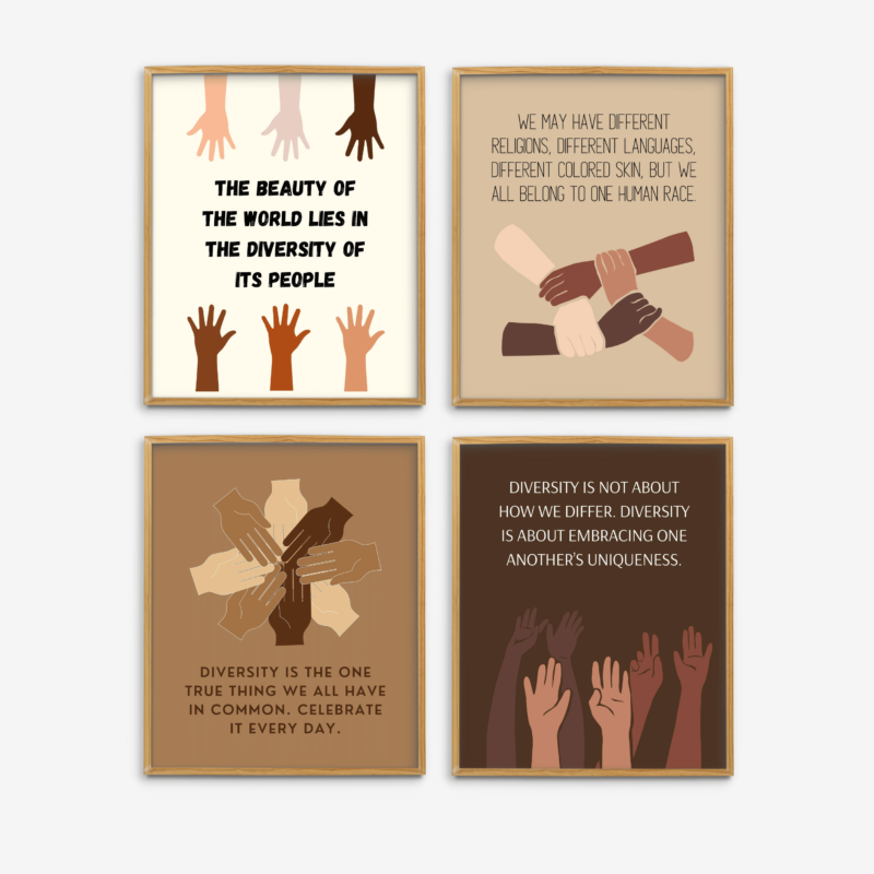 Diversity Quotes Set