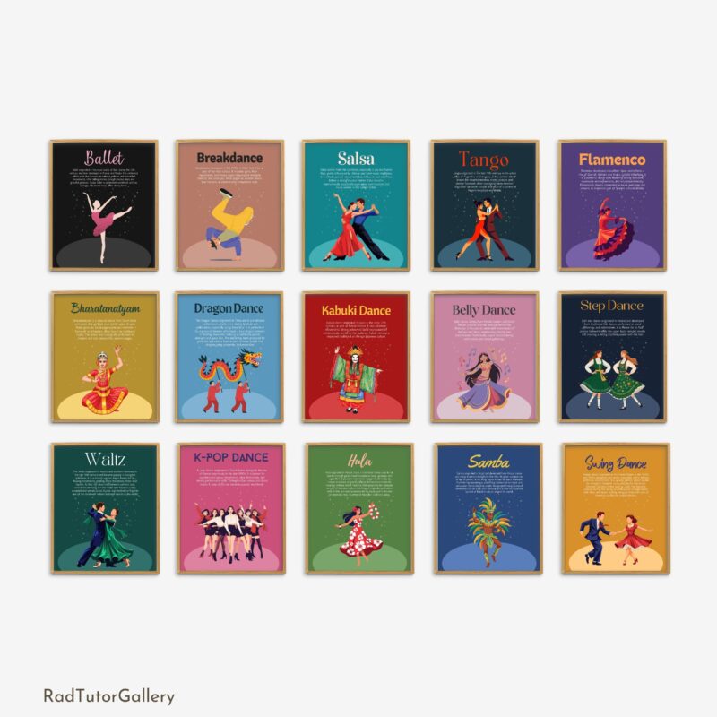 Popular Dances around the World Set
