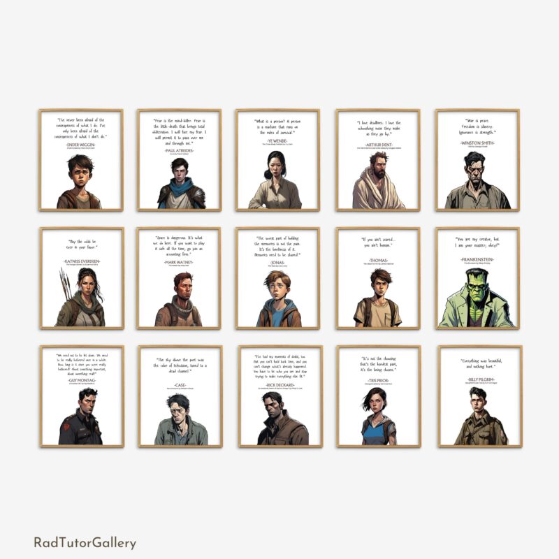 Popular Sci-Fi Characters Set