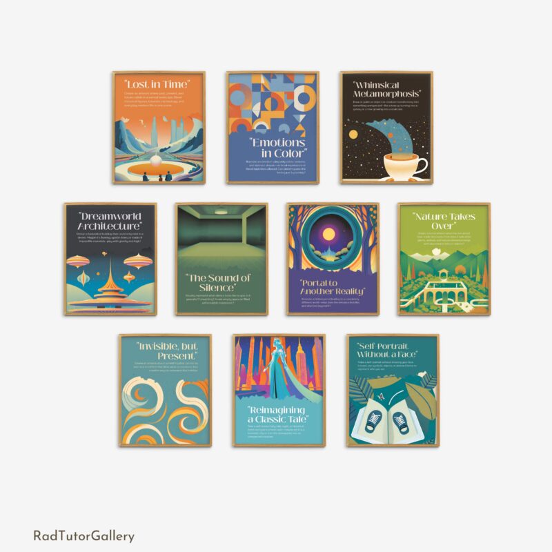 Creative Art Prompts Set