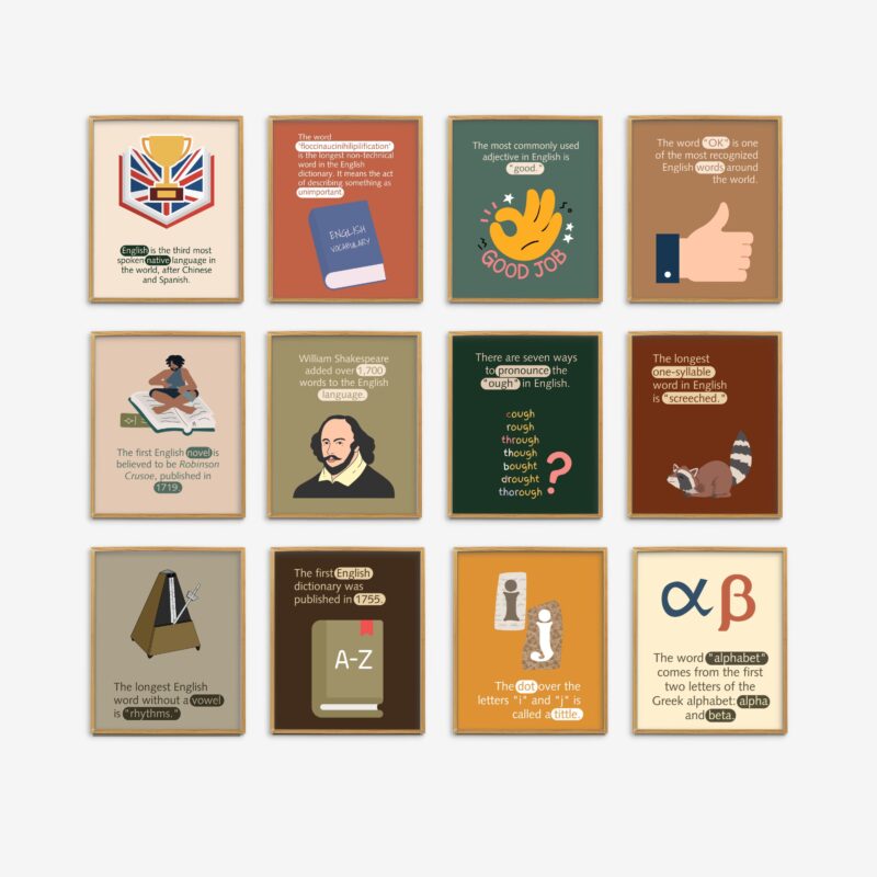 English Fun Facts Set